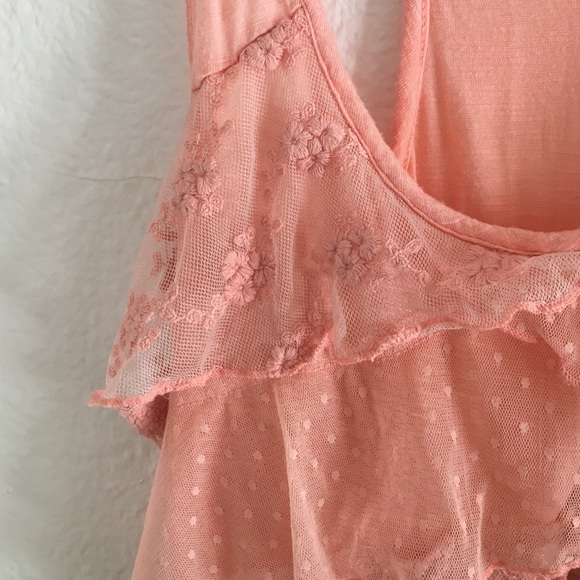 Pink Ruffled Tank - Picture 4 of 4