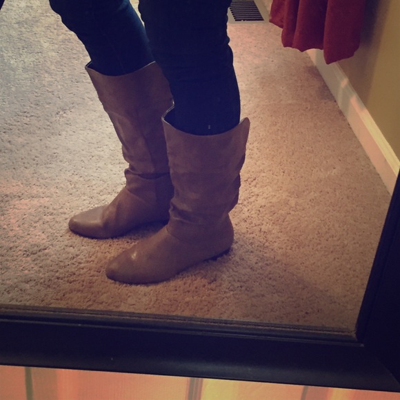 Tan boots