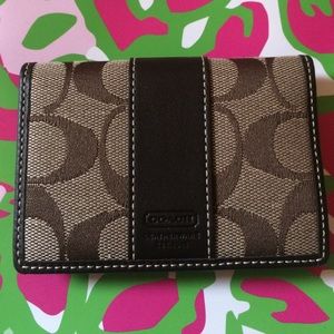 Coach card holder