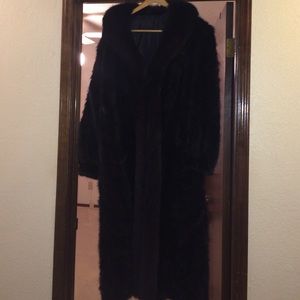 Full length mink coat
