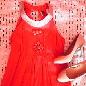 ❗️CLEAERNCE ❗️Miss Me Coral Sun Dress