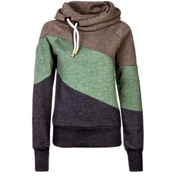 NWT Color Block Hoodie