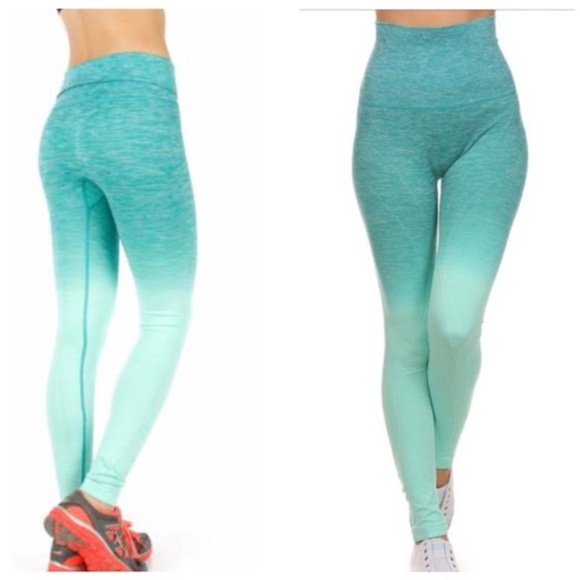 Jennifer's Chic Boutique Pants & Jumpsuits Aqua Workout Leggings Poshmark