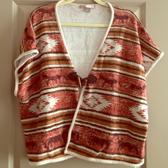 Aztec Poncho- XS
