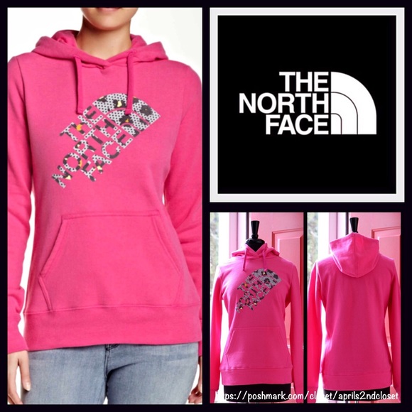 SOLD North Face Hoodie Sweatshirt V Neck - Picture 4 of 4