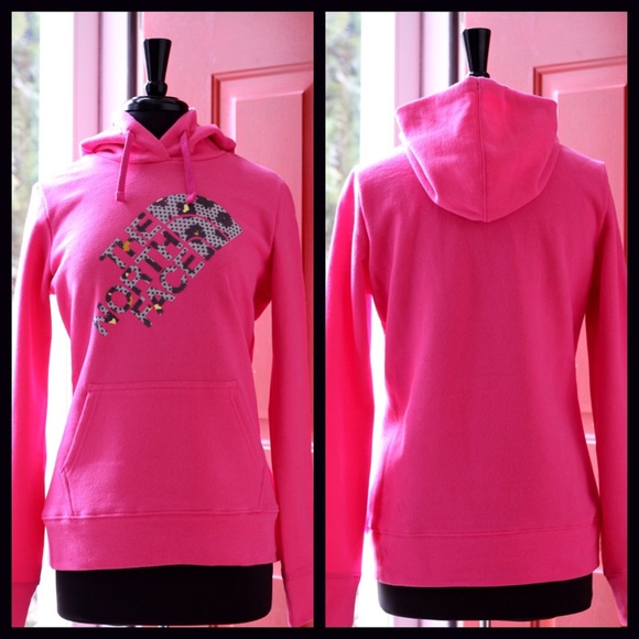 SOLD North Face Hoodie Sweatshirt V Neck - Picture 3 of 4