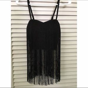 Forever 21 Fringe Crop Top