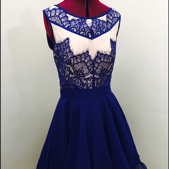 Royal Blue homecoming dress!