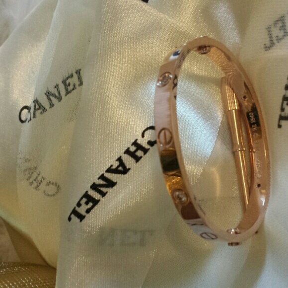 Michael Kors Jewelry - 8"(19cm) rose gold with gems