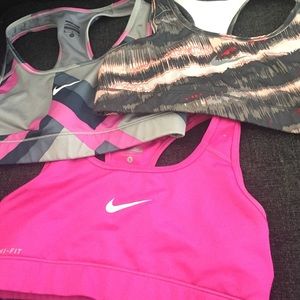 3 Nike bras
