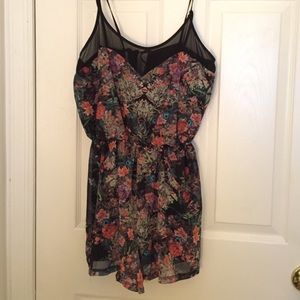 Super detailed floral romper!