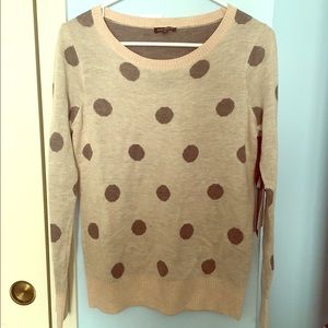 Max & Mia Polk a dot sweater