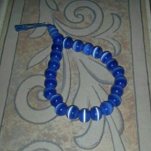 ⭐Final Price!⭐ Indigo Gemstone Stretchy Bracelet