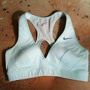 Nike blue sports bra