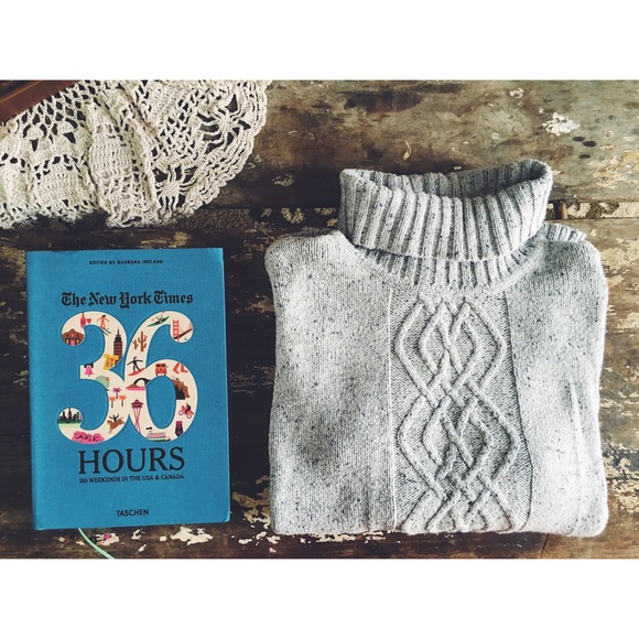 grey| turtle neck sweater
