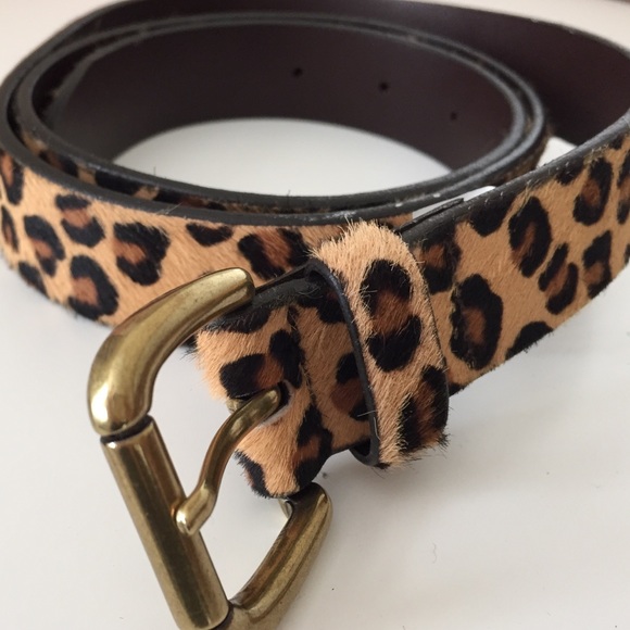 Jcrew leopard belt Outlet