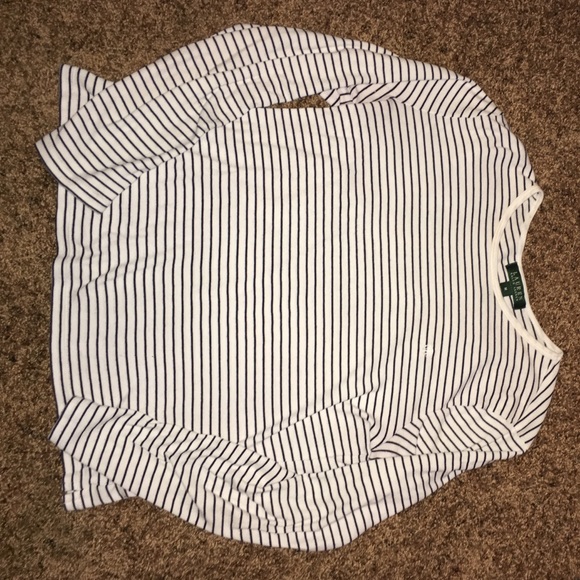 Ralph Lauren long sleeved medium striped tee
