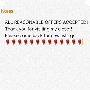 OFFERS ACCEPTED!