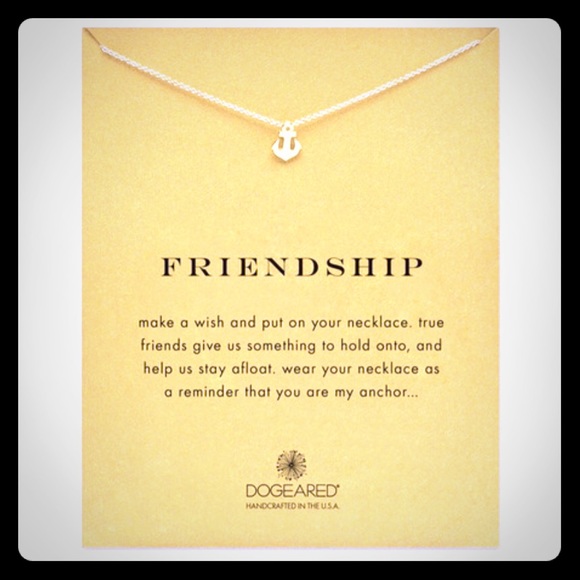 Dogeared Jewelry - Dogeared Anchor Friendship Necklace