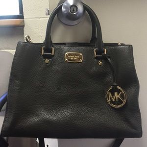 Michael Kors Dark Green bag. soft leather.