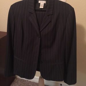 Charcoal Gray Pin striped suit. Beautiful!