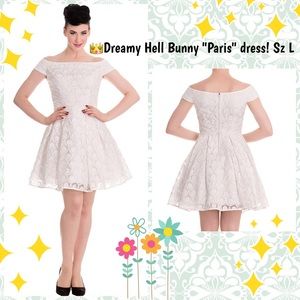 👑NWT👑Hell Bunny Organza dress- A DREAM!! 🙆🎀❤️
