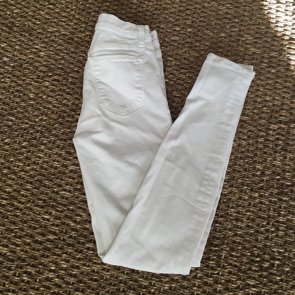 {J Brand} Skinny White Jeans