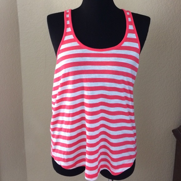 ⭐️LAST CHANCE! PINK VS Striped Tank Bundle - Picture 2 of 4