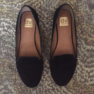 Black suede Dolce Vita flats