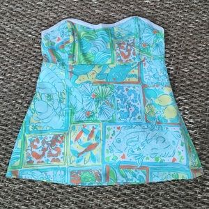 {Lilly Pulitzer} Strapless Top