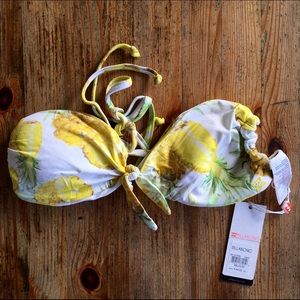Billabong Pineapple Bikini Top Size M
