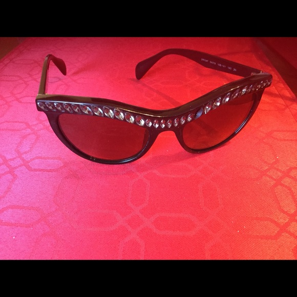 Prada cat eye bling sunglasses - Picture 3 of 3