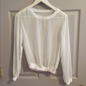 American Apparel Chiffon Pullover