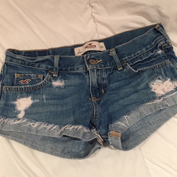 Hollister Distressed Denim Shorts