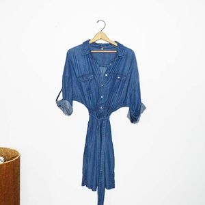 Gap Denim Shirt Dress