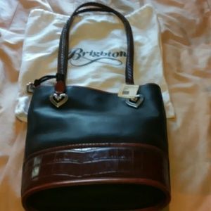 Brighton Silver Buckle Caroline tote