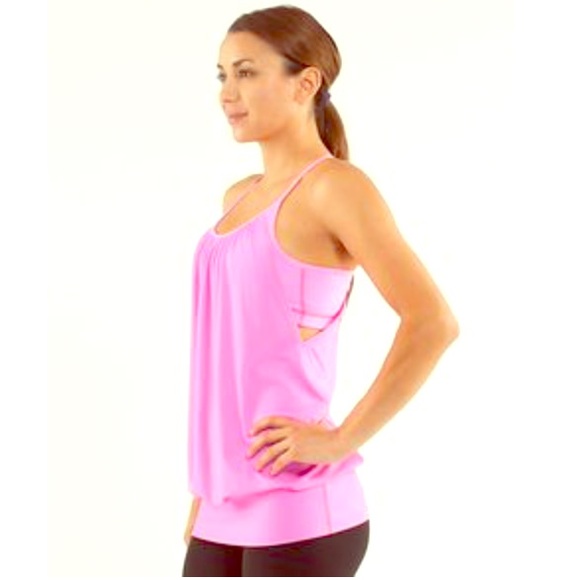 NEW WITHOUT TAGS! Hot Pink Lululemon Tank w/ Bra