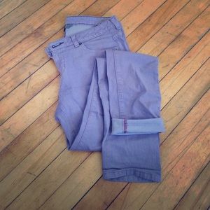 The North Face lilac colored jeans