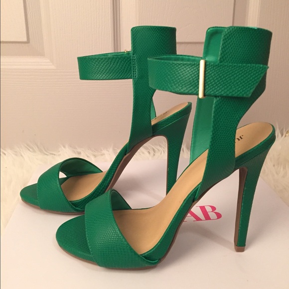 JustFab Open-toed Strapped Heels