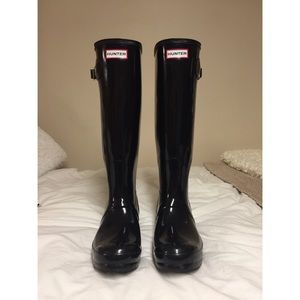 Black Hunter Rainboots (tall)