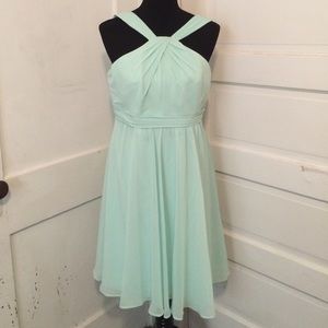 Mint bridesmaid dress