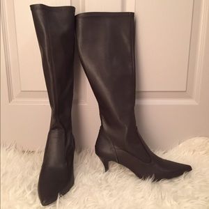 NEW NineWest Long Boots w/ kitten Heel
