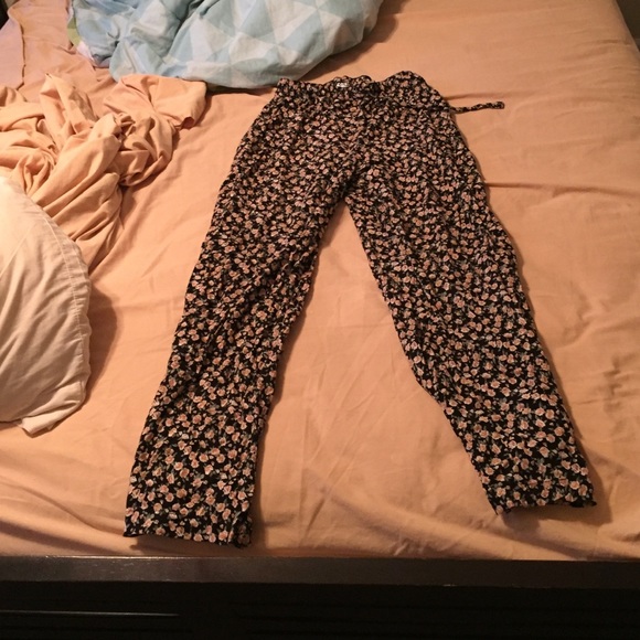 Floral patterned pants