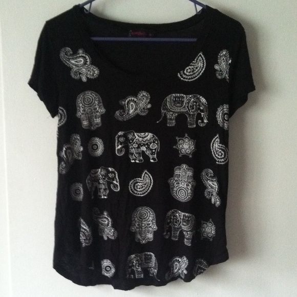 Boho loose-fit t-shirt