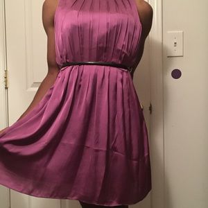 Pink Pleated Dress