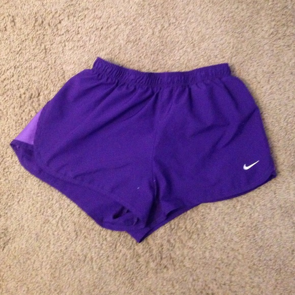 Purple Nike running shorts!