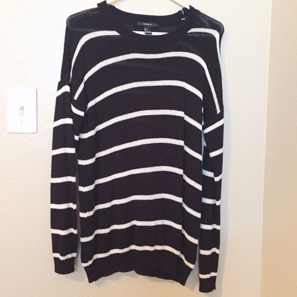 F21 Striped sweater