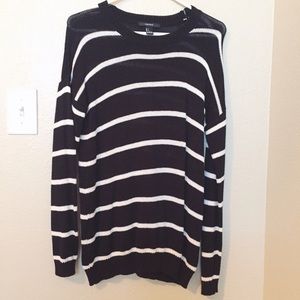F21 Striped sweater