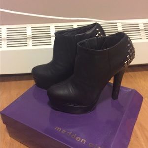 Madden Girl Black Booties