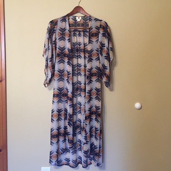 Sheer kimono